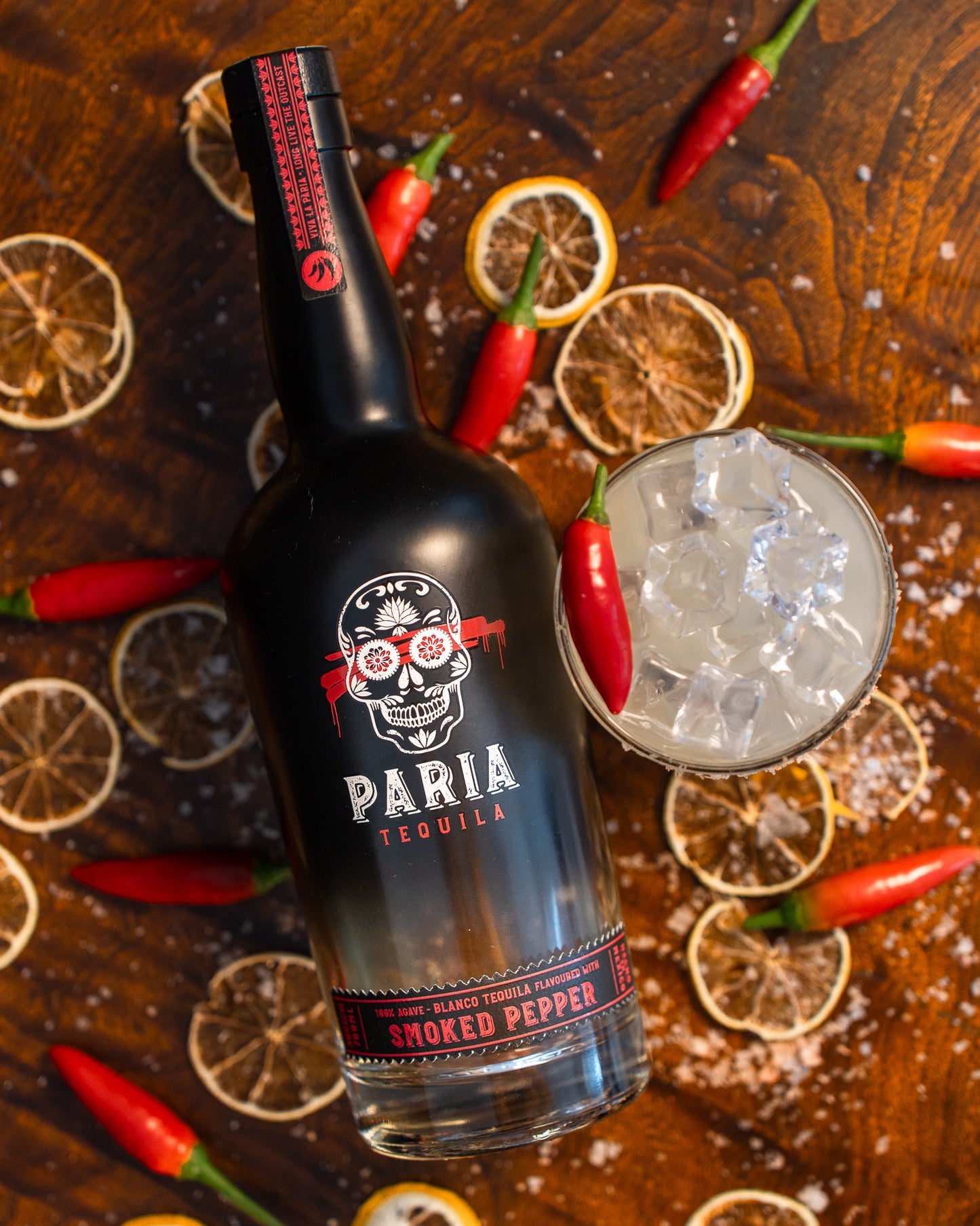 100% Agave Smoked Pepper 37% ABV